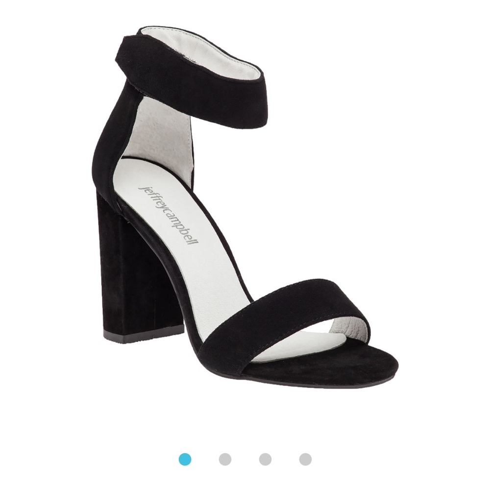 Jeffrey Campbell Lindsay Sandal Black Suede